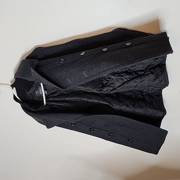 21Men LA Wool Thinsulate Mariners Classic Double Breasted Winter Coat Luxury - Picture 11 of 16